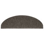 vidaXL Tapis d'escalier autocollants 10 Pièces anthracite 65x21x4 cm