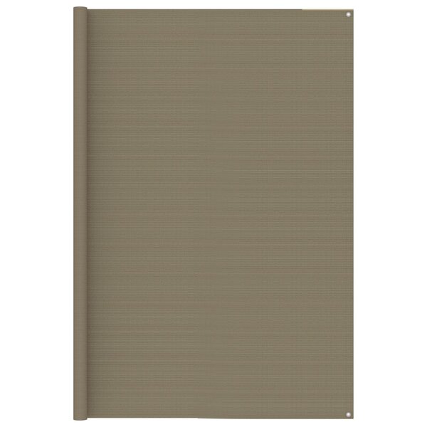 vidaXL Tapis de tente 250x400 cm Taupe