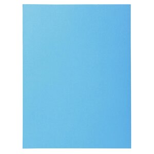 Paquet De 50 Chemises 2 Rabats Super 210 - 24x32cm - Bleu Clair - X 5 - Exacompta