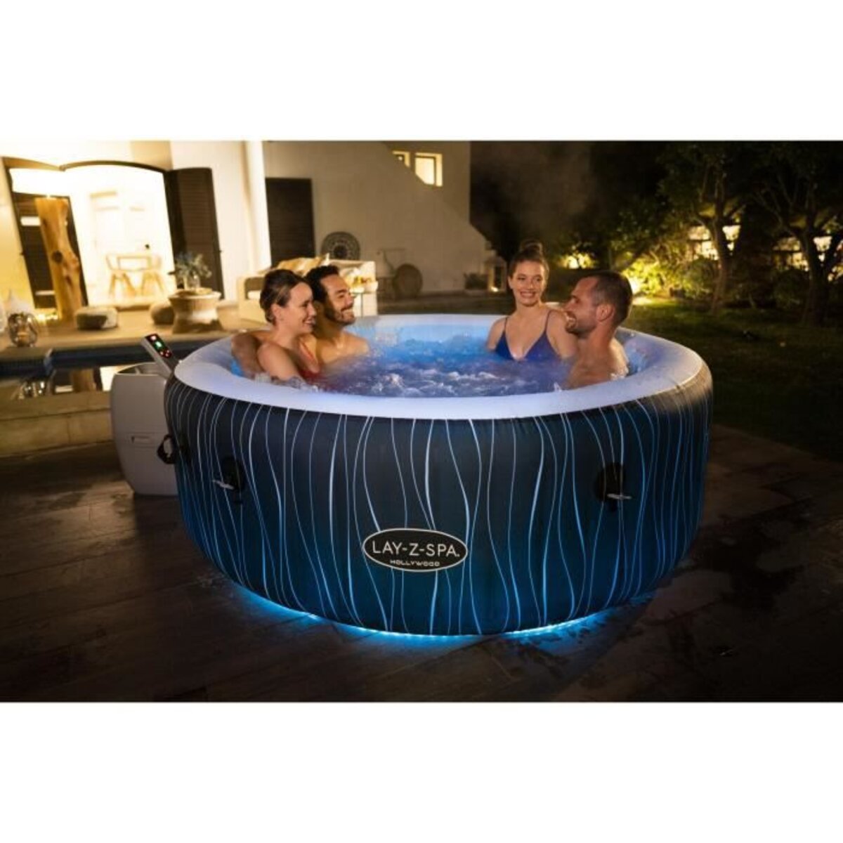 Spa Gonflable Lay-z-spa Hollywood - 4 A 6 Personnes - 140 Airjet