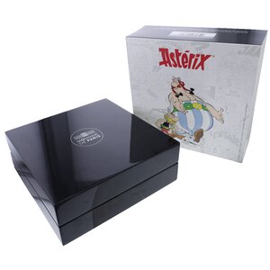 Obélix et Panoramix - 50 Euros Argent Colorisé BE 2022 (MDP)