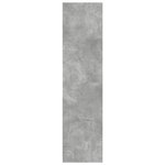 vidaXL Garde-robe gris béton 80x50x200 cm bois d'ingénierie