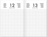 Agenda journalier Chantier 13 x 8 cm Coloris Aléatoire LECAS