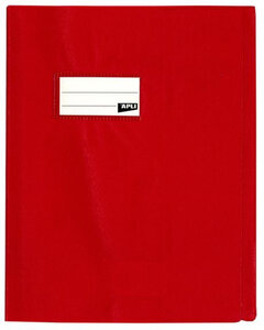 Protège-Cahier PVC 19/100 17x22 cm Rouge
