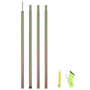 vidaXL Mât de parasol 250 cm Acier galvanisé