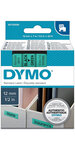 DYMO LabelManager cassette ruban D1 12mm x 7m Noir/Vert (compatible avec les LabelManager et les LabelWriter Duo)