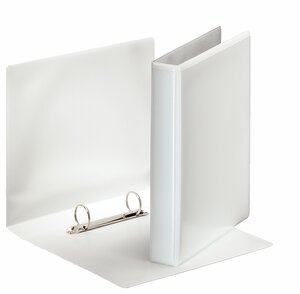 Classeur personnalisable 2 Anneaux Format A5 Dos de 40 mm Blanc ESSELTE