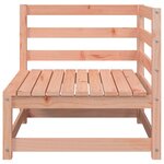 vidaXL Canapé d'angle de jardin 70x70x67 cm bois massif douglas