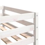 vidaXL Cadre de lit pour enfants blanc 90x200 cm bois de pin massif