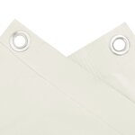 vidaXL Écran d'intimité de balcon blanc 300x75 cm PVC