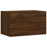 vidaXL Armoire murale Chêne marron 60x36 5x35 cm Bois d'ingénierie