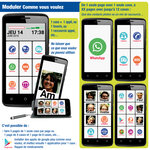 Le smart Initial 6 3p 32 giga smartphone senior pour DEBUTER