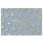 Carte Aujourd'hui C'est Ta Journée  Bon Anniversaire ! - Bleu Gris - Draeger paris
