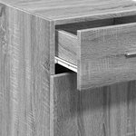 vidaXL Buffet sonoma gris 40x42 5x93 cm bois d'ingénierie