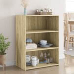 vidaXL Buffet chêne sonoma 70x41x93 cm bois d'ingénierie
