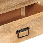 vidaXL Meuble TV 150x30x45 cm Bois solide de manguier