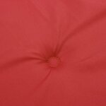vidaXL Coussin de banc de jardin rouge 200x50x3 cm tissu oxford