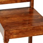 vidaXL Ensemble de tables à manger 5 Pièces bois d’acacia massif