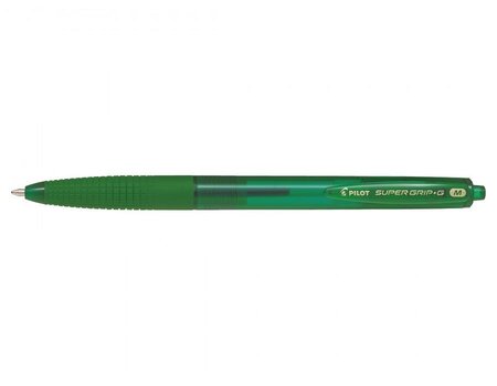 Stylo Bille SUPER GRIP G à Capuchon Pte Moyenne Vert PILOT