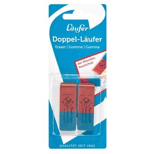 Gomme caoutchouc naturel UNIVERSAL carte blister de 2 LÄUFER