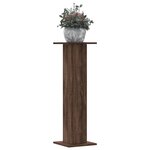vidaXL Supports pour plantes 2 Pièces chêne marron bois d'ingénierie
