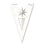 Etoile Réveillon Décorative En Papier - 56cm Ouverte - Spécial Réveillon - Draeger paris