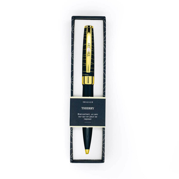 Stylo bille prénom homme Pastel Chic - Thierry - Draeger