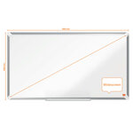 Nobo tableau blanc magnétique écran large premium plus émail 89x50 cm