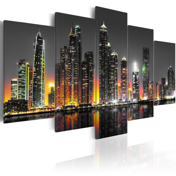 Tableau - desertic city l x h en cm 100x50