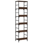 vidaXL Bibliothèque chêne marron 50x33x188 5 cm bois d'ingénierie