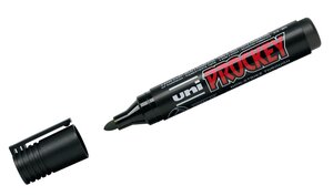 Marqueur PROCKEY PM122 Pte conique moyenne 1,8 - 2,2mm Noir UNI-BALL
