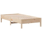 vidaXL Cadre de lit sans matelas 90x190 cm bois de pin massif