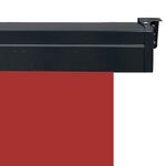 vidaXL Auvent latéral de balcon 145x250 cm Rouge
