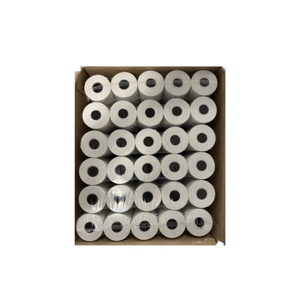 Bobine pour terminal de paiement - LOT de 60 Bobines thermiques non adhésives 57x40x12