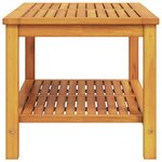 vidaXL Table Basse 90 x 50 x 45 cm Bois d'Acacia Massif
