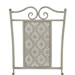 vidaXL Mobilier de bistro 3 Pièces Acier Gris