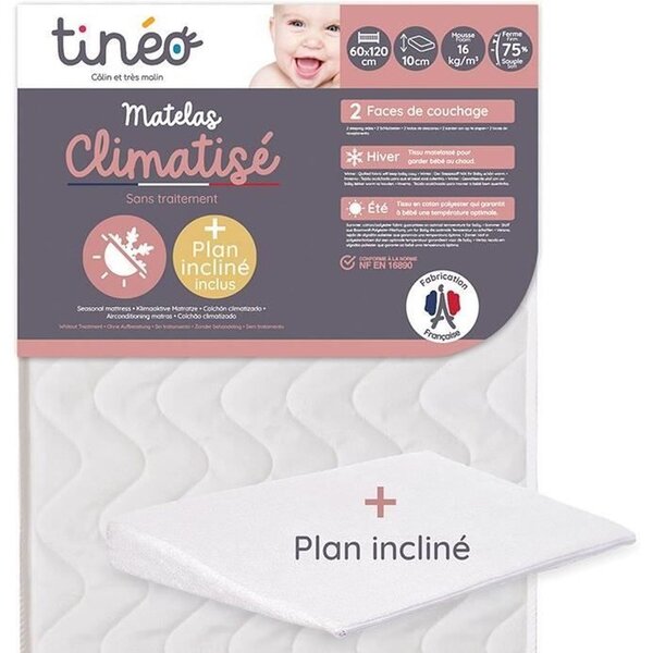 Matelas Climatisé 60 x 120 cm - Epaisseur 10 cm