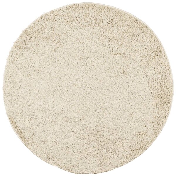 vidaXL Tapis shaggy PAMPLONA poils longs moderne doré Ø 200 cm