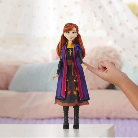 Disney la reine des neiges 2 – poupée princesse disney anna robe lumineuse  - 26 cm - La Poste