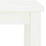 vidaXL Table de chevet blanc 35x30x47 cm bois de pin massif