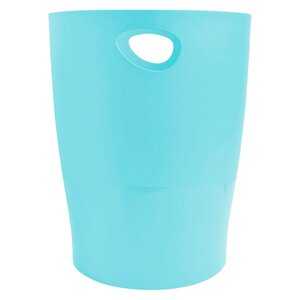 Corbeille à papier ecobin exacompta turquoise
