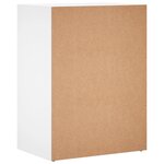 vidaXL Buffet blanc 60x39x80 cm bois d’ingénierie