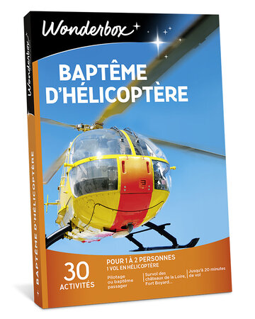 Coffret cadeau - WONDERBOX - Baptême d'hélicoptère