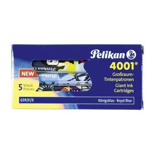 Cartouches d'encre GTP/F/5-2/B bleu royal PELIKAN