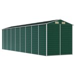 vidaXL Abri de jardin vert 191x725x198 cm acier galvanisé