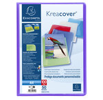 Protège-documents En Polypropylène Semi Rigide Kreacover® Chromaline 100 Vues - A4 - Couleurs Assorties - X 8 - Exacompta