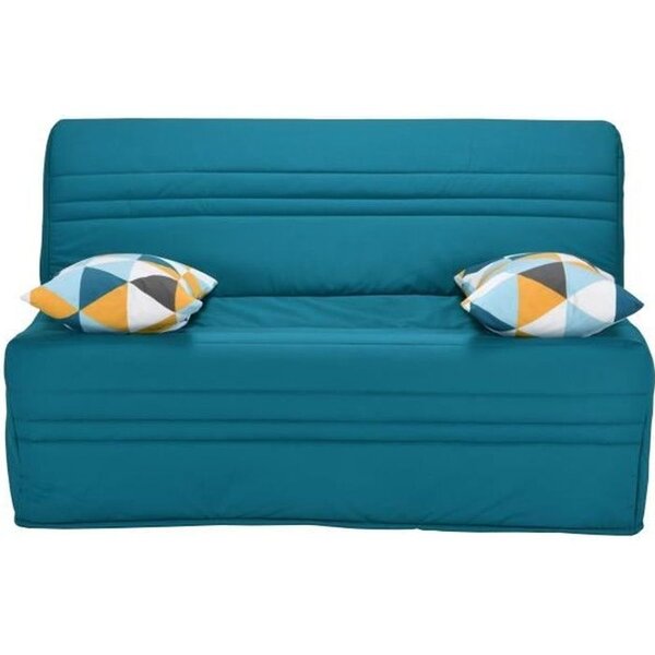 Joe Banquette BZ GEOMETRICO - Tissu turquoise - 143 x 101 x 95 cm
