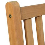 vidaXL Ensemble à manger de jardin 7 Pièces Bois de teck massif