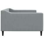 vidaXL Lit de repos gris clair 100x200 cm tissu