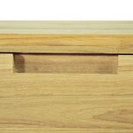 vidaXL Table console 120x35x76 cm Teck massif